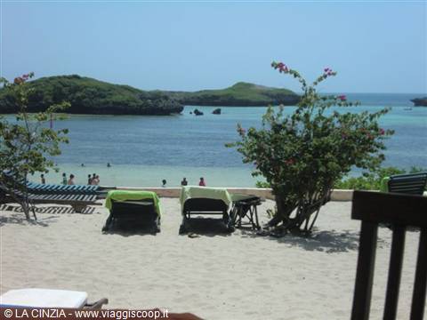 VISTA SU BLUE LAGOON  DAL RISTORANTE MAPANGO ACQUARIUS