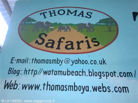 L'AGENZIA DI PROPIETA' DI THOMAS. THOMAS TOURS & SAFARIS