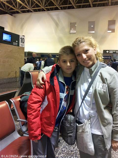 Cinzia e Andrea a malpensa