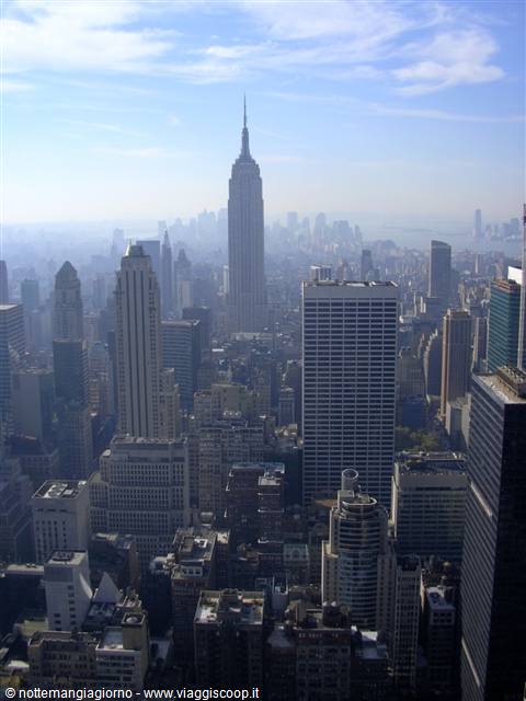 La vista dal Top of the Rock