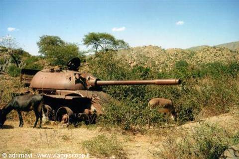 i segni della guerra, strada Keren - Massawa