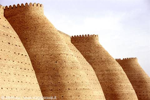Bukhara - le mura della fortezza