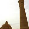 Bukhara - minareto di Kalon e madrasa Amir Khan UZBEKISTAN 