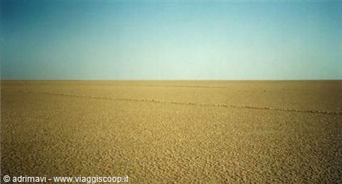 attraverso il Chott el Jerid