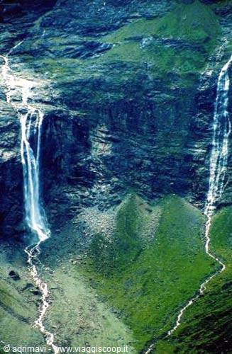 cascate lungo la strada del Grossglockner
