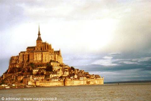 alta marea - Mont-Saint-Michel