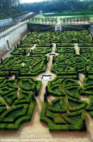 giardino del castello di Villandry - Castelli della Loira