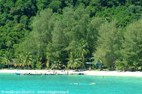 Spiaggia del Perhentian Island resort