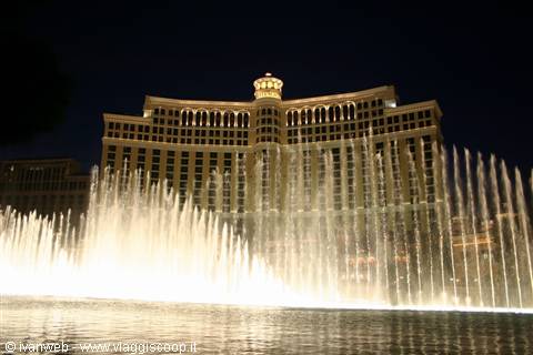Il Bellagio e lo spettacolo delle fontane