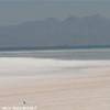 Orumyeh - veduta della valle del lago, si noti l'effetto della temperatura sulla fotografia.  IRAN 