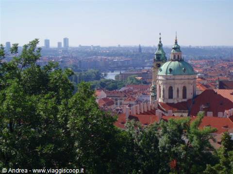 Splendida vista dal Castello di Praga