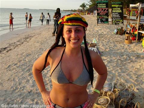 Pamela in versione "rasta"