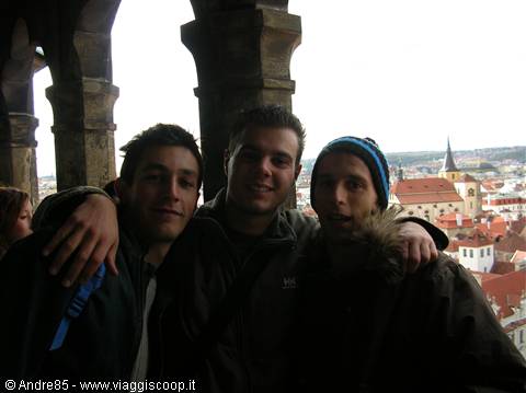 a Praga bisogna salire tanti gradini