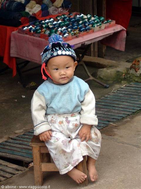 Chang Mai - Bambino Hmong