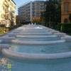 La fontana a scala della Piazza  ITALIA 