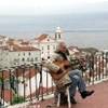 MIRADOURO  CON FOLKSINGER, LISBONA PORTOGALLO 