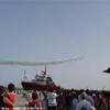 9 luglio 2005: frecce tricolori a Siracusa  ITALIA 