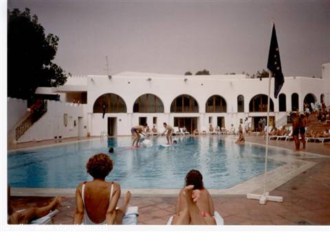 la piscina
