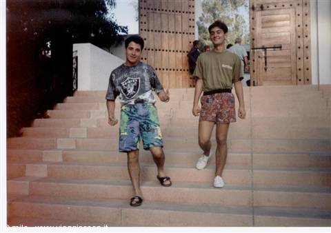 io e enzo nel 1992...che vergogna!!!!