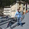 andre all'ingresso bagni vecchi bormio ITALIA 