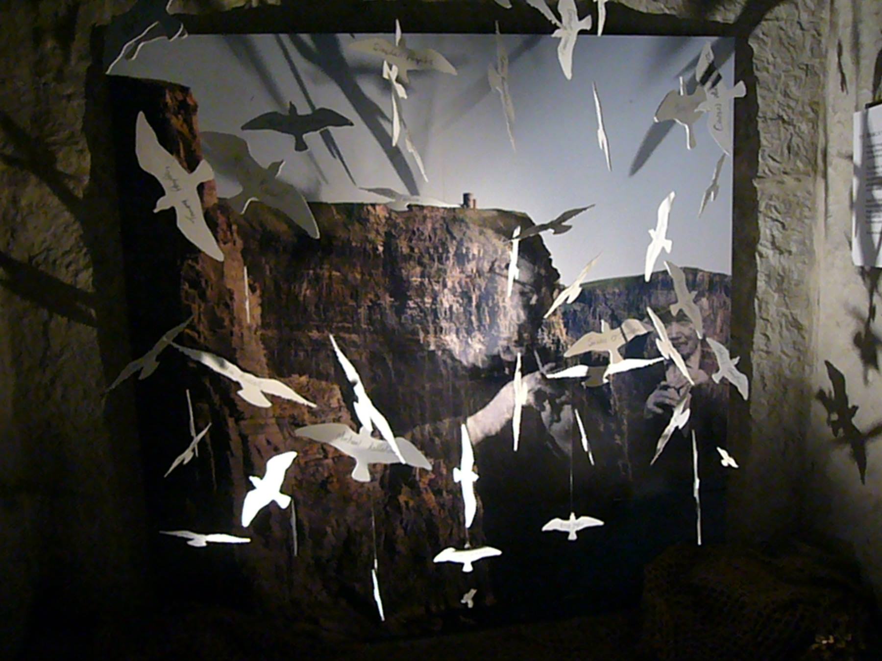 CLIFF OF MOER - INTERNO DEL MUSEO