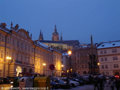 Vista del Castello di Praga