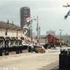 Belfast, zona protestante di Shankill. Notare i marciapiedi e le bandiere unioniste IRLANDA 