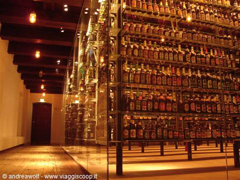 Collezione di birre nel museo Carlsberg