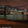 Il meraviglioso Skyline di Manhattan con il ponte di Brooklyn STATI UNITI D'AMERICA 