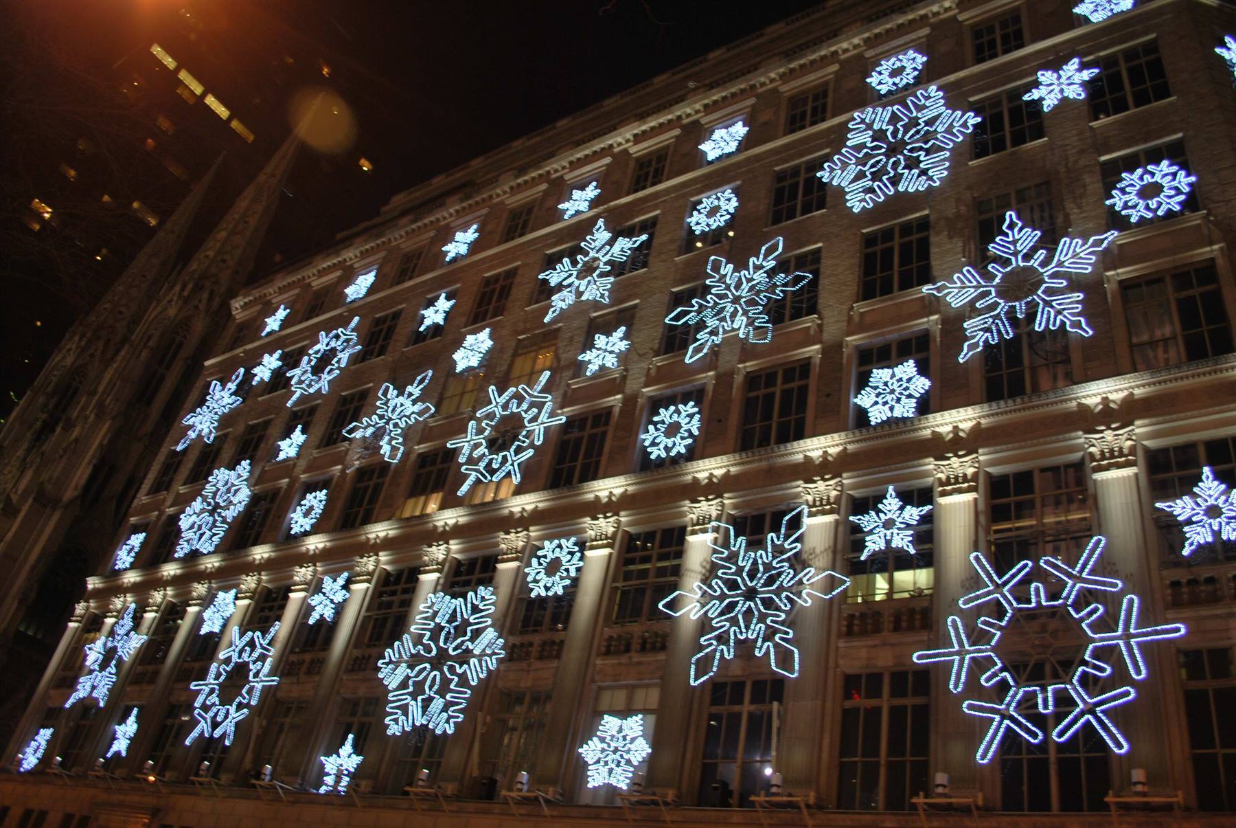 Luminarie Natalizie a Manhattan