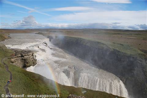 Il doppio salto della cascata di Gulfoss