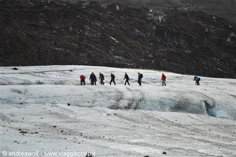 Scorci del ghiacciaio Skaftafellsjokull