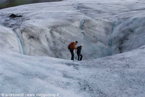 Scorci del ghiacciaio Skaftafellsjokull