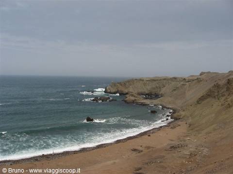 La costa desertica del Pacifico