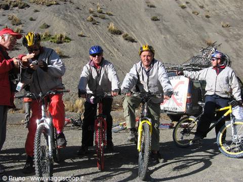 La Cumbre (4700 m) - Pronti per la discesa