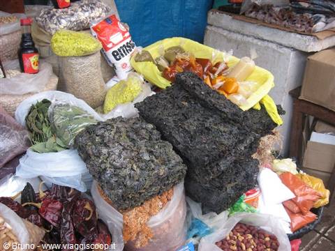 Mercato di Cuzco - Alghe marine