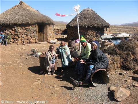 Villaggio del Lesotho