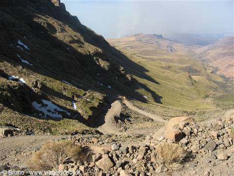 La strada per il Sani Pass