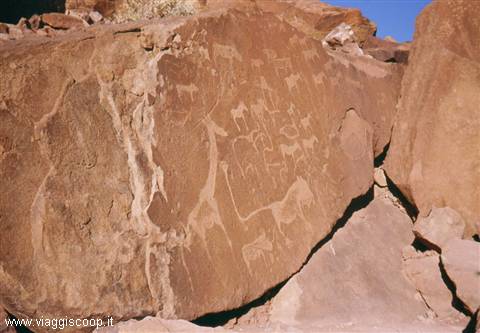 Graffiti a Twyfelfontein
