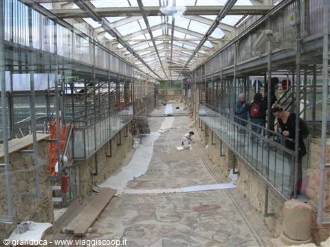 la villa del Casale : lavori in corso