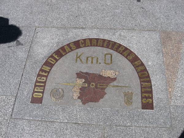madrid e il km zero