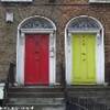 PORTE COLORATE DUBLINO IRLANDA 