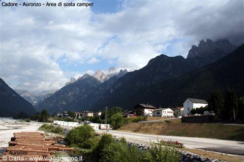 Cadore - Auronzo - Area di sosta camper