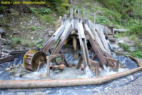 Austria - Lienz - Wasserschaupfad - I mulini delle sfere