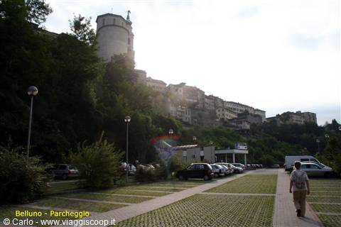 Belluno - il parcheggio