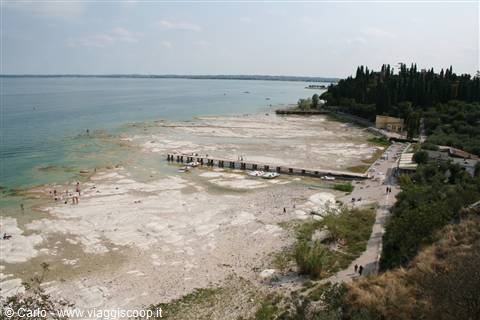 Sirmione - il lago in secca