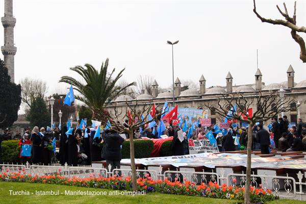 Turchia - Istambul - manifestazione anti-olimpiade