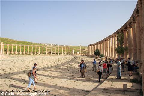Giordania - Jerash - Piazza Ovale