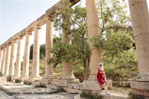 Giordania - Jerash - Piazza Ovale