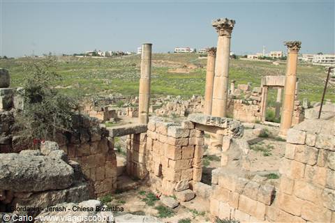 Giordania - Jerash - Chiesa Bizantina